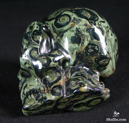 Kambaba Jasper Crystal Alen Skull
