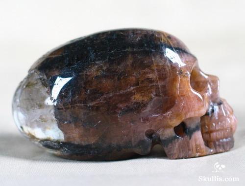 Chiastolite Crystal Skull