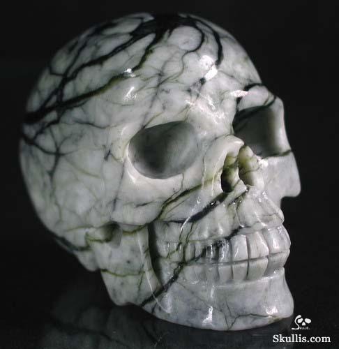 Chinese Picasso Jasper Crystal Skull