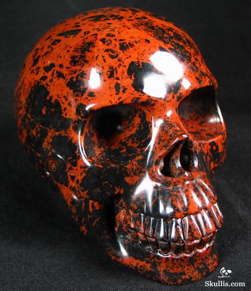 Mexican Mahogany Obsidian Crystal Skull