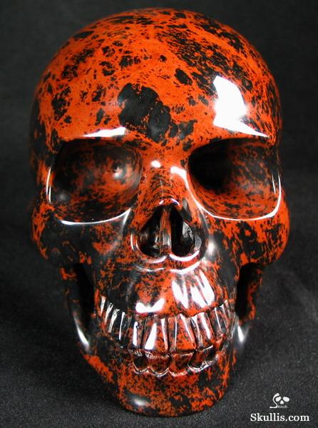 Mexican Mahogany Obsidian Crystal Skull