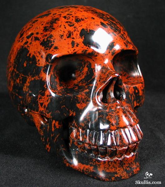 Mexican Mahogany Obsidian Crystal Skull