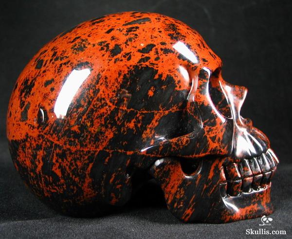 Mexican Mahogany Obsidian Crystal Skull
