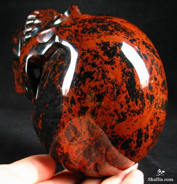Mexican Mahogany Obsidian Crystal Skull