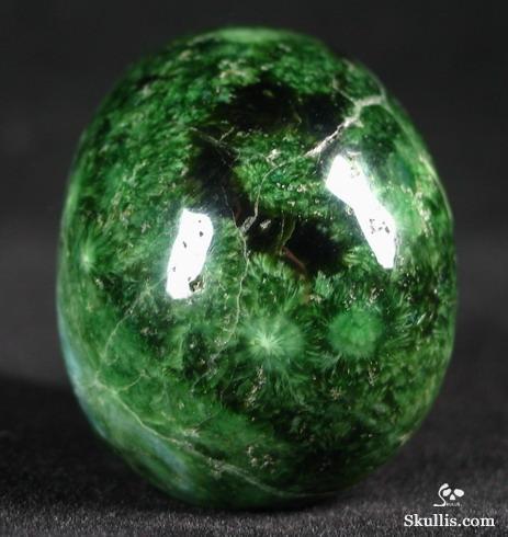 Green Coral Stone Crystal Skull