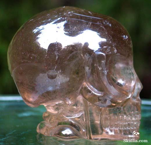 Smokey Quartz Crystal Alien Skull