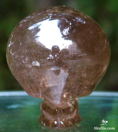 Smokey Quartz Crystal Alien Skull