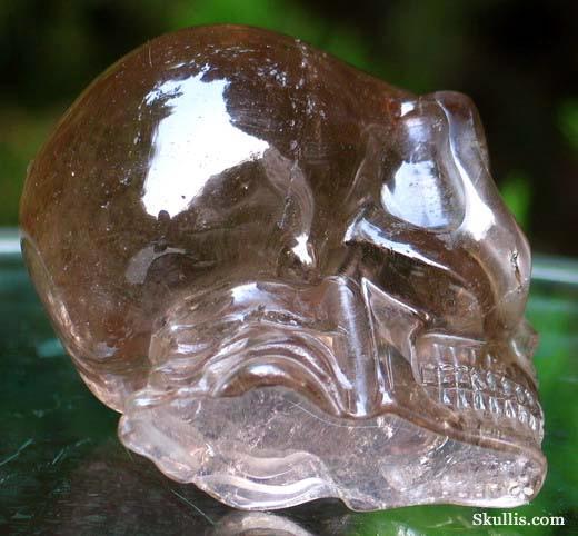 Smokey Quartz Crystal Alien Skull