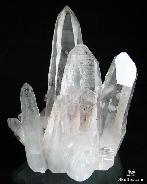 Large 4.2" Quartz Rock Crystal Carved Crystal Skull, Natural point
