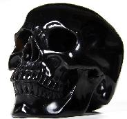 TITAN 7.6'' Rainbow Obsidian Carved Crystal Skull, Super Realistic