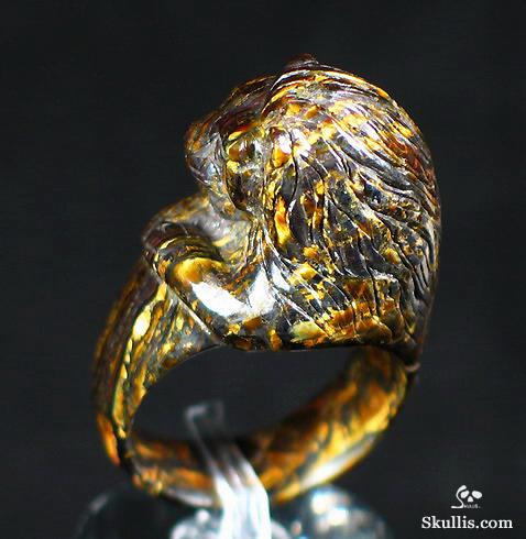 Tiger's Iron Eye Lion Ring