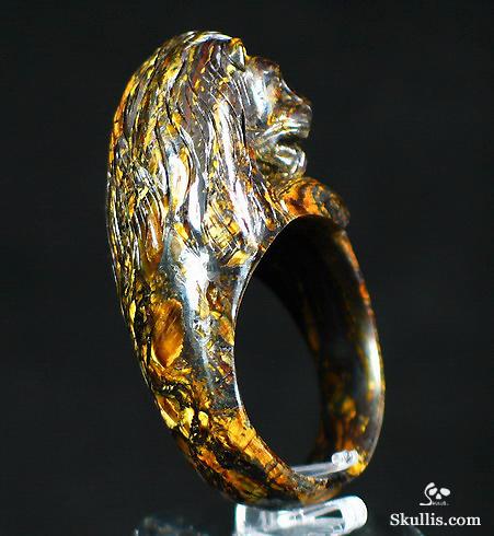 Tiger's Iron Eye Lion Ring