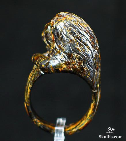 Tiger's Iron Eye Lion Ring