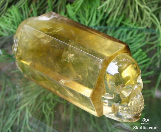 Citrine Crystal Skulls