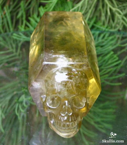 Citrine Crystal Skulls