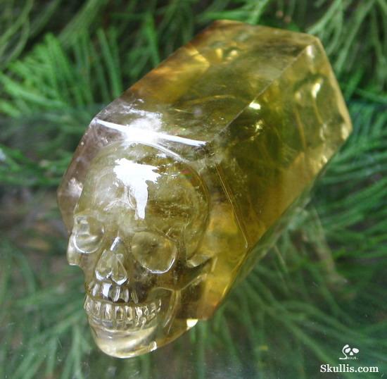 Citrine Crystal Skulls