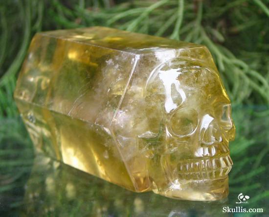 Citrine Crystal Skulls
