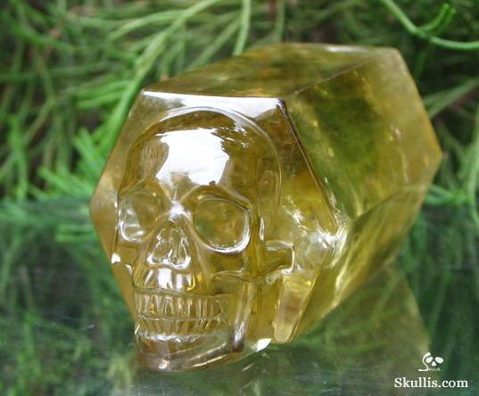 Citrine Crystal Skulls