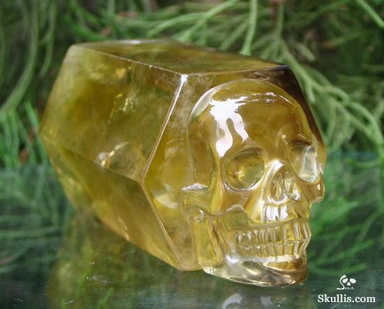 Citrine Crystal Skulls