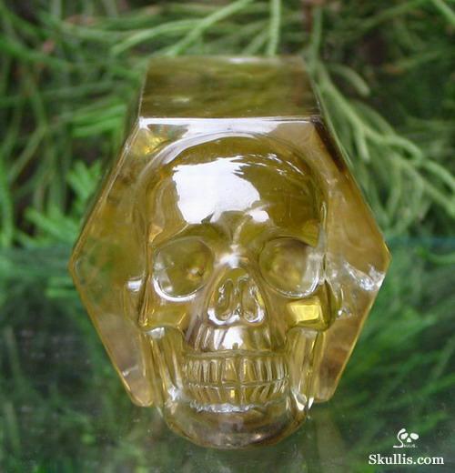 Citrine Crystal Skulls