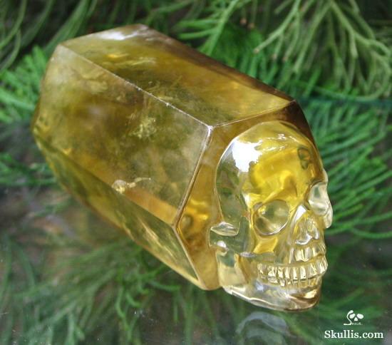 Citrine Crystal Skulls