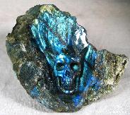 Fantastic Design Labradorite Carved Crystal Skull