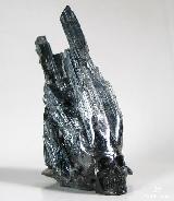 Stunning 4.2" Stibnite Carved Crystal Skull, Realistic