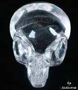 Clearest 2.4" Quartz Rock Crystal Carved Crystal Alien Skull