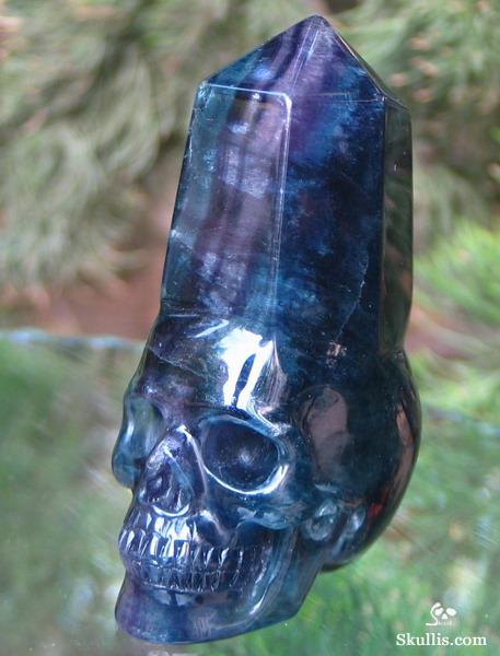 Fluorite Crystal Skull