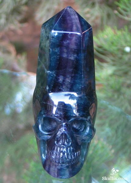 Fluorite Crystal Skull