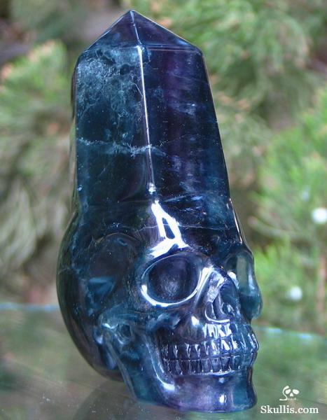 Fluorite Crystal Skull