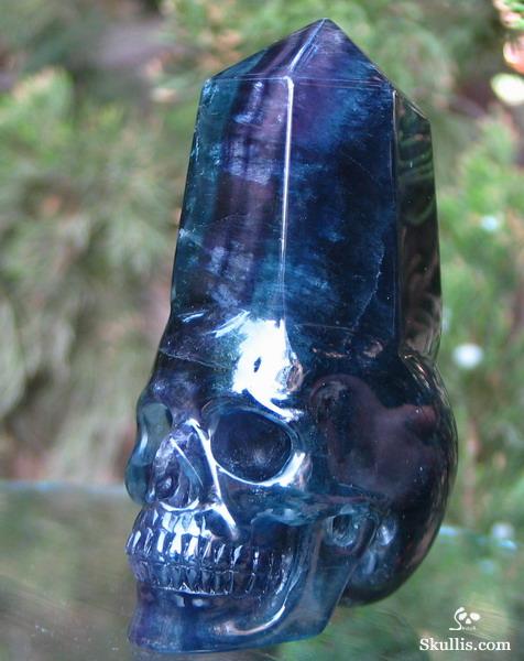Fluorite Crystal Skull