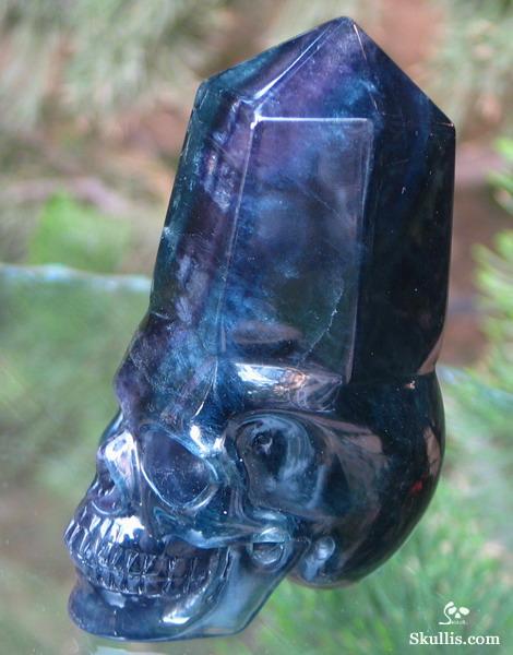 Fluorite Crystal Skull