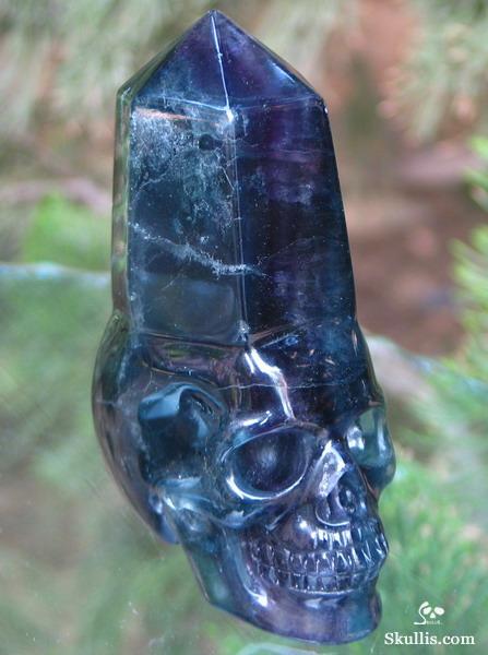 Fluorite Crystal Skull