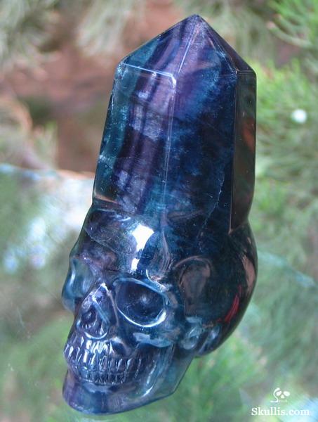 Fluorite Crystal Skull