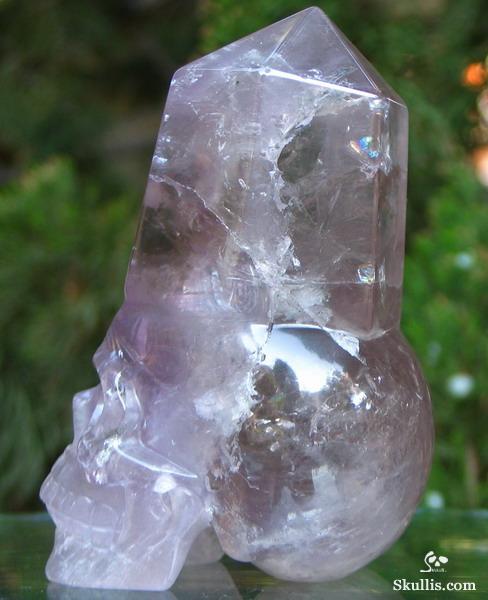Amethyst Crystal Skull