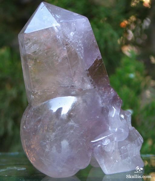 Amethyst Crystal Skull