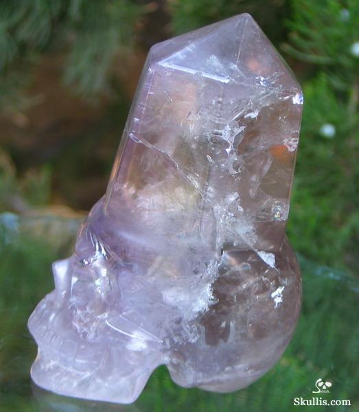 Amethyst Crystal Skull