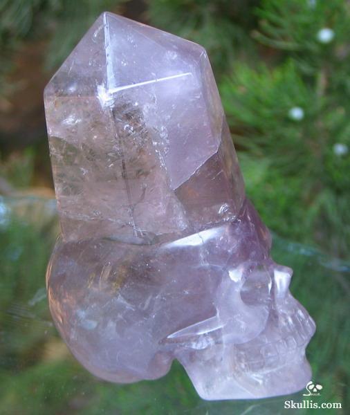 Amethyst Crystal Skull