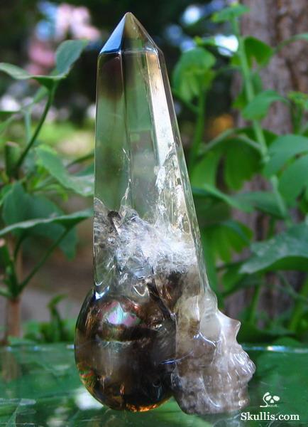 Citrine Crystal Skull