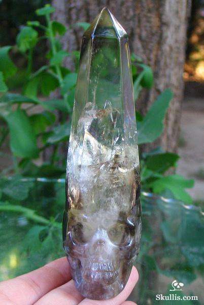 Citrine Crystal Skull