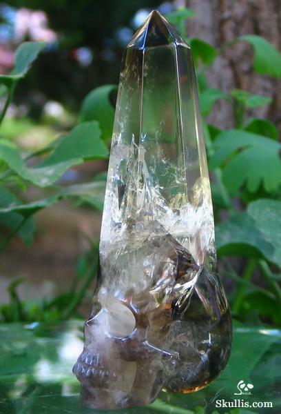 Citrine Crystal Skull