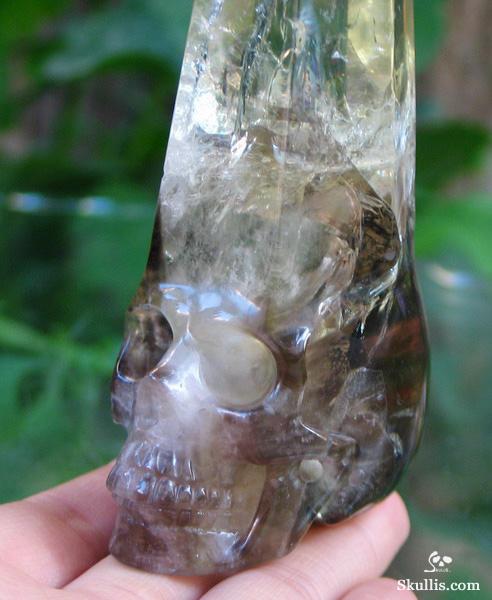 Citrine Crystal Skull