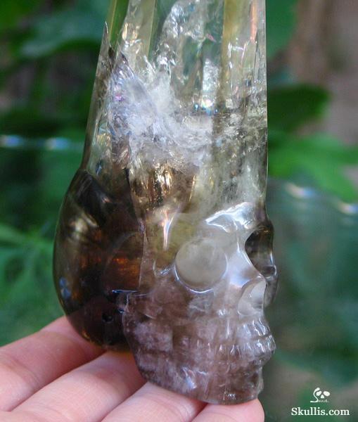Citrine Crystal Skull