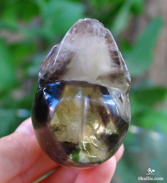 Citrine Crystal Skull