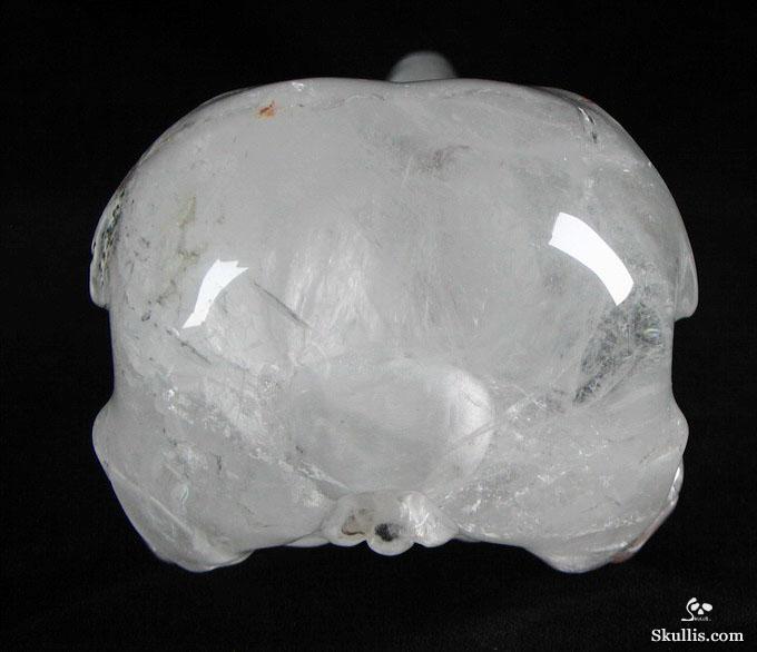 Quartz Rock Crystal Raven/Crow Skull