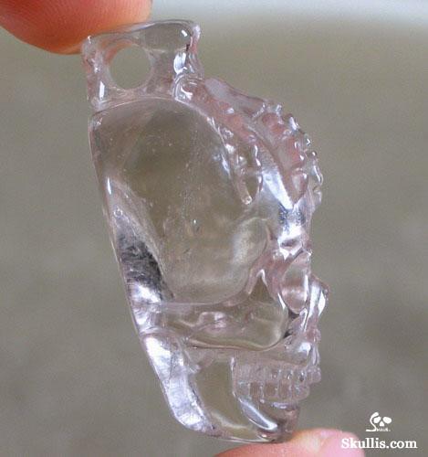 Smoky Skull Bones Pendant