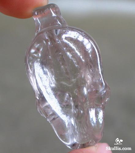 Smoky Skull Bones Pendant