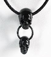 Unusual Tone!  Original,  Pure Pyrite Crystal Skull Carving