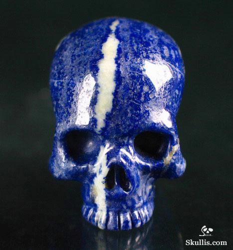 Lapis Lazuli Skull Ring